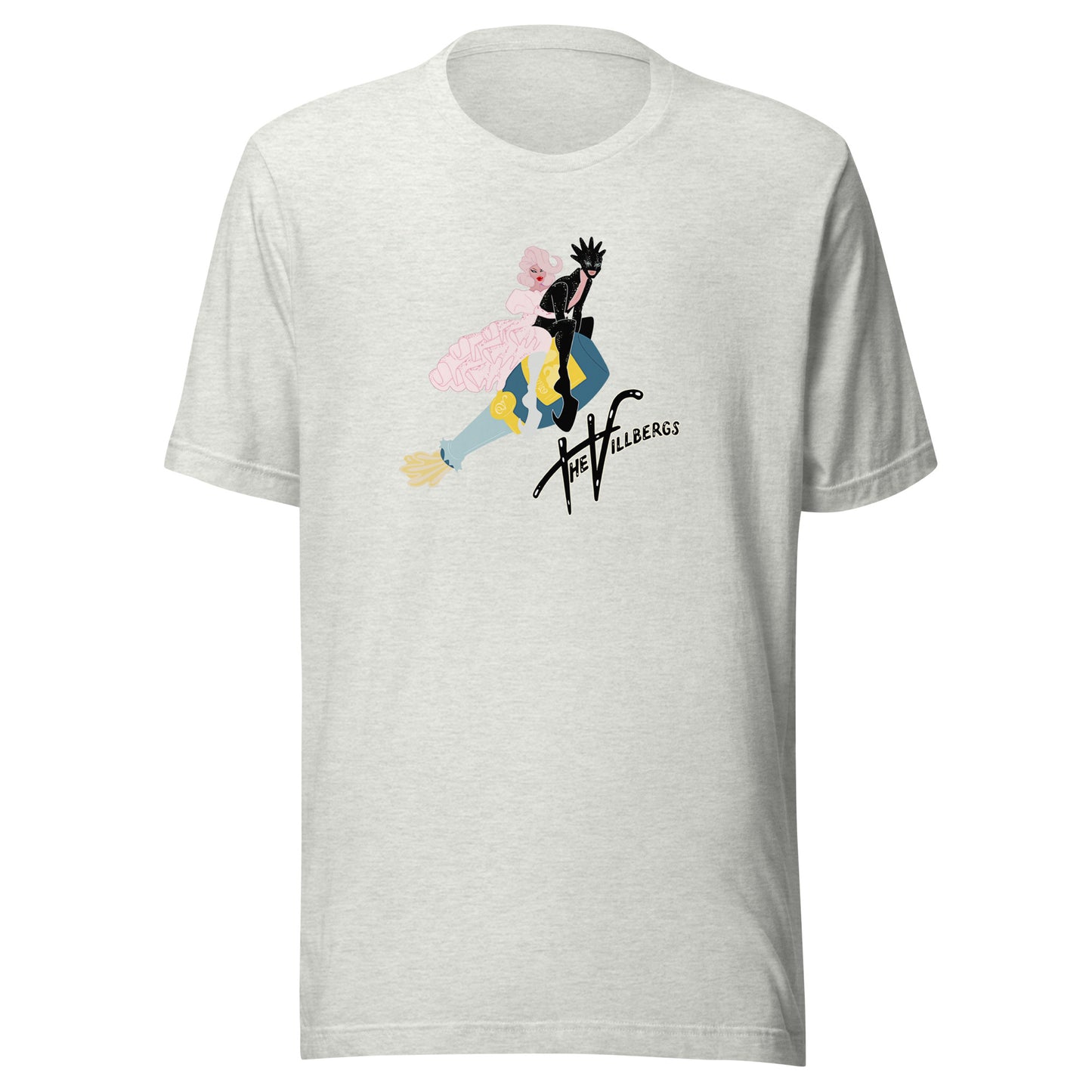 Ash colored tee with graphic.