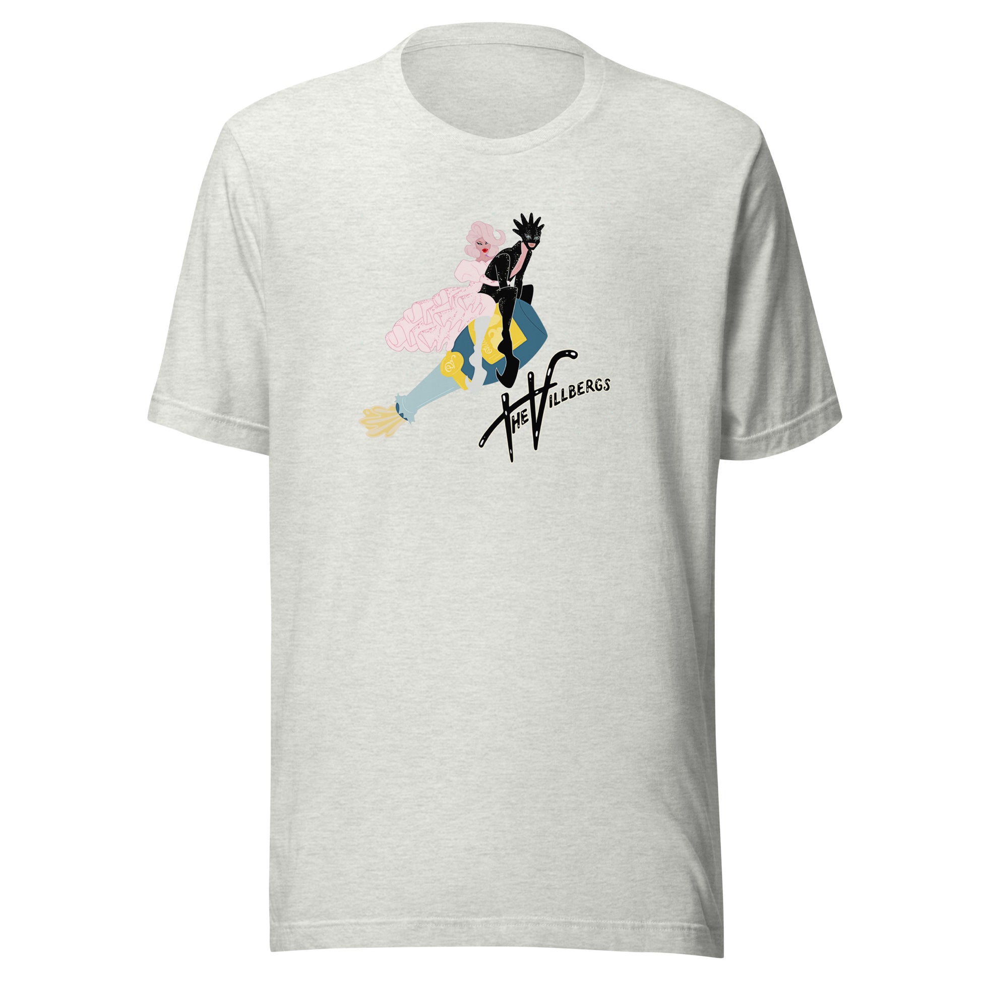 Ash colored tee with graphic.