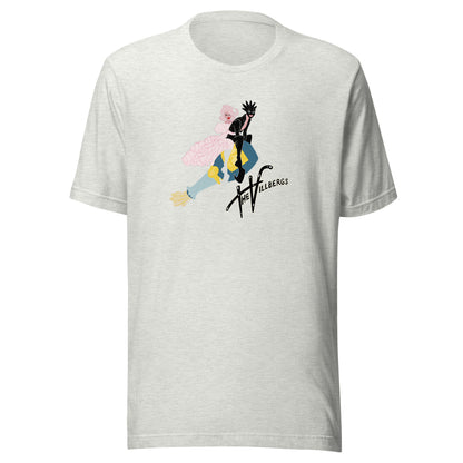 Ash colored tee with graphic.