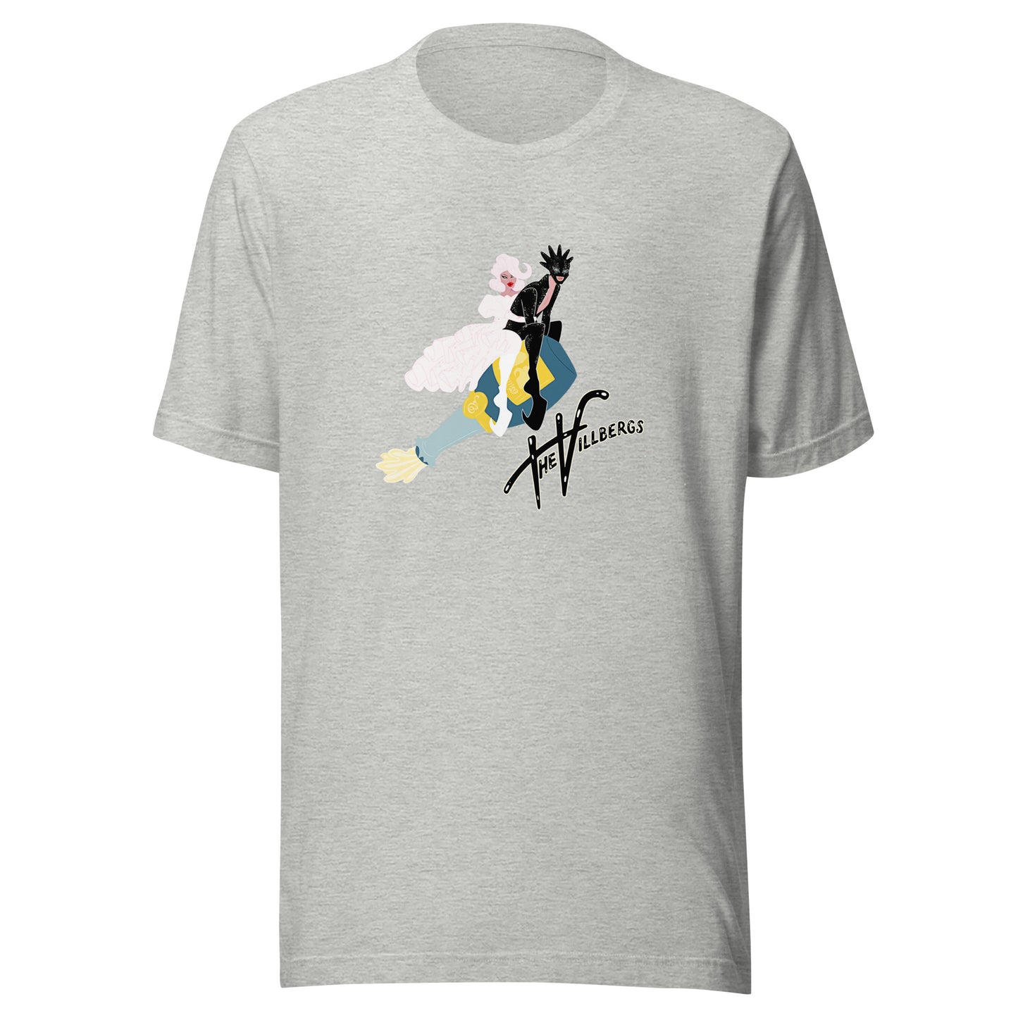 Athletic heather T-shirt with graphic.