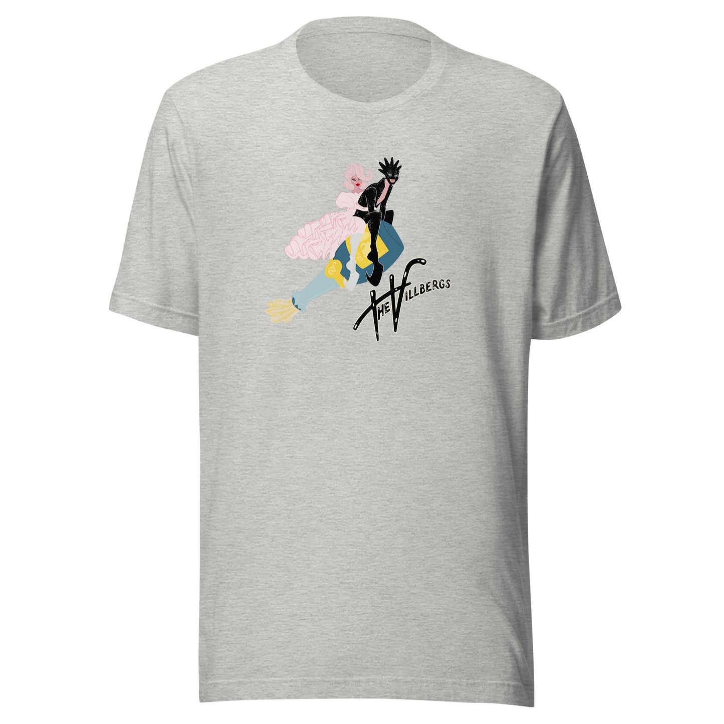 Athletic heather T-shirt with graphic.