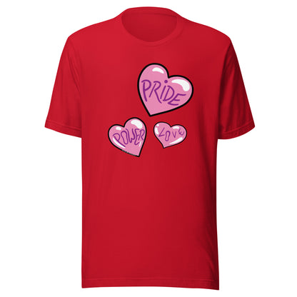 Red shirt with the 3 hearts.